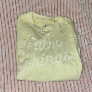 American eagle brand new Palm Springs yellow crewneck